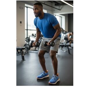 NWT! "Rabbit" Dream Chaser Mens Running Shoes Blue Orange RMSDC-NY24 11.5‎